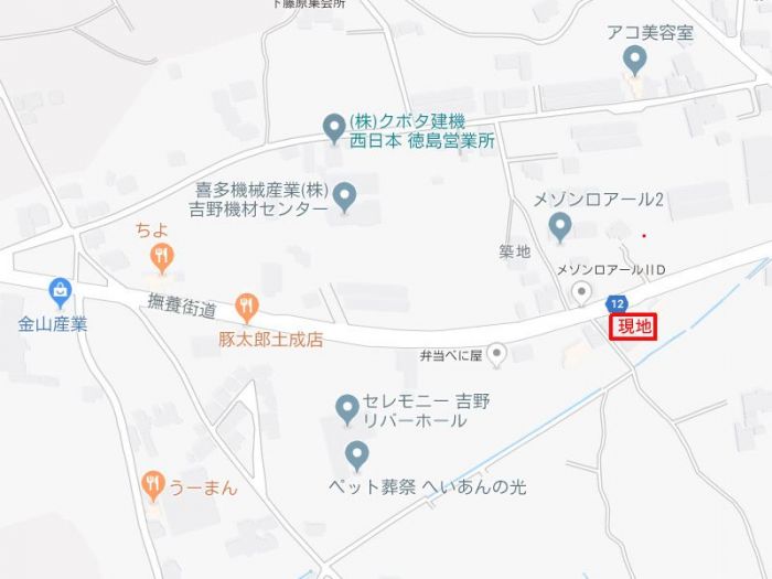 徳島県阿波市吉野町西条字築地 売地の物件詳細(00028769)