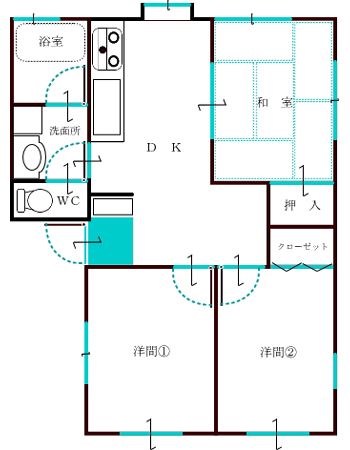 apartment 徳島県三好郡東みよし町足代1234-2