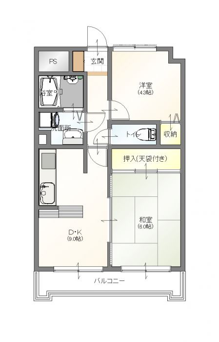 apartment 徳島県徳島市富田橋８丁目6