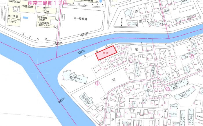  徳島県徳島市住吉１丁目364-1　364-2（地番[364番1　364番2]）