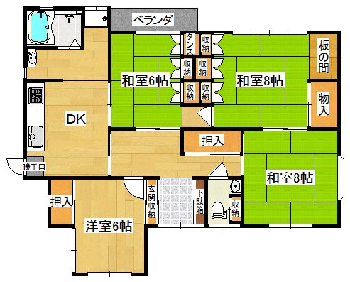 detached 徳島県徳島市中前川町２丁目7-1